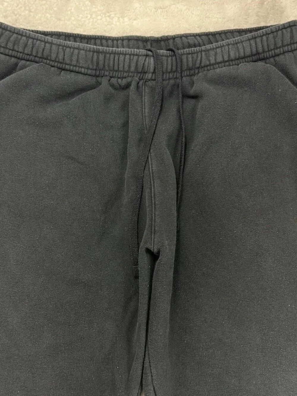Nike Just Do it Joggers Mens XL Drawstring‎ Black Fleece Joggers Running Gym